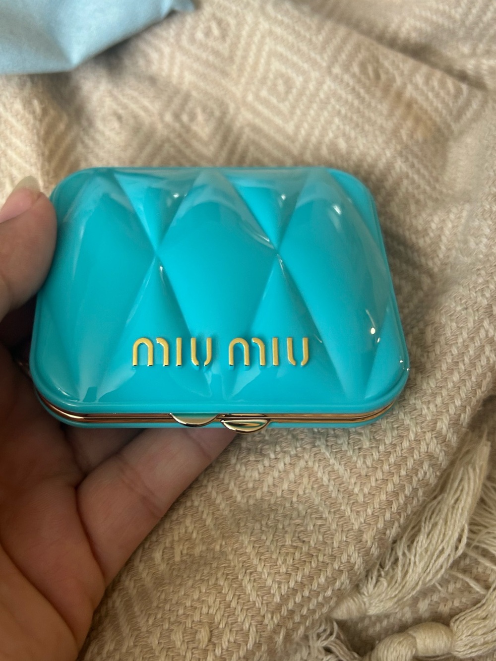 Miu Miu mirror compact NIB - Picture 4 of 5
